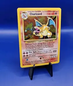 Charizard 4/102 Base Set Holo Rare Pokemon Card 1999 WOTC TCG Vintage Pokemon - Image 3