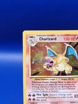 Charizard 4/102 Base Set Holo Rare Pokemon Card 1999 WOTC TCG Vintage Pokemon - Image 4