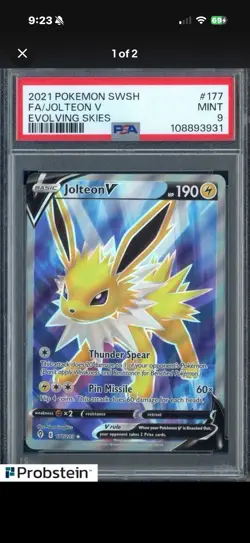 PSA 10 - 2012 POKEMON WHITE 2 PLAYING CARDS 2 OF DIAMONDS LITWICK - Image 3