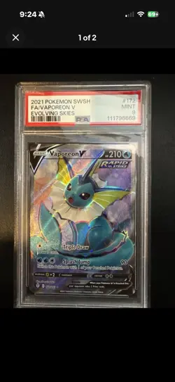 PSA 10 - 2012 POKEMON WHITE 2 PLAYING CARDS 2 OF DIAMONDS LITWICK - Image 5