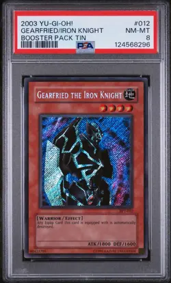 Gearfried the Iron Knight PSA 8 BPT-012 Yu-Gi-Oh! 2003 Tin Promo - Image 1