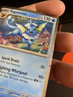 Vaporeon 022/131 Cosmos Holo Miscellaneous Cards & Products NM TRIPLE SWIRL 💫 - Image 4