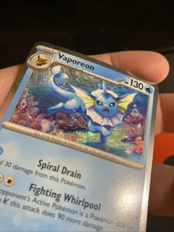 Vaporeon 022/131 Cosmos Holo Miscellaneous Cards & Products NM TRIPLE SWIRL 💫 - Image 5
