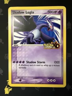 2005 Pokemon XD Gale of Darkness Shadow Lugia Jumbo Card - FREE SHIPPING - Image 1