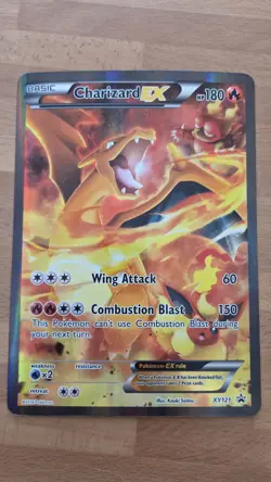 Charizard EX XY121 Black Star Promo Full Art Holo Oversize/Jumbo card - Image 1