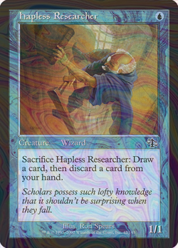 Foil Hapless Researcher - Judgment | MTG Card - Image 1