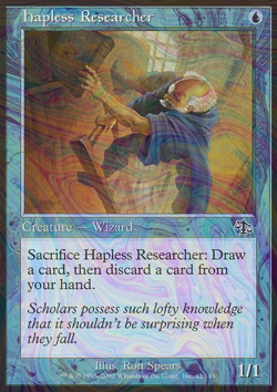 Foil Hapless Researcher - Judgment | MTG Card - Image 3