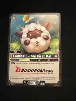 Anime Expo 2026 Palworld Lamball Promo Card Game English Version Exclusive - Image 1