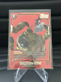 Red Ribbon Robot SB02-060 Alternate Art Manga Booster 02 Dragon Ball Card *MINT - Image 1