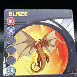 Blaze 36/48 BA168-AB-SM-GBL Blue Ability Bakugan Battle Brawlers Card - Image 3