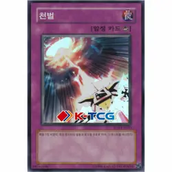 Yugioh Card "Divine Wrath" RDS-KR050 Korean Ver Super Rare - Image 1