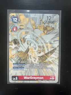 Digimon TCG WarGreymon P-050 - Digimon Promotion Cards - Alt Art NM English - Image 1