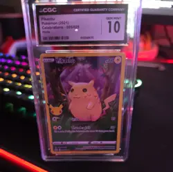 Pokemon Pikachu TCG Ultra Rare Card Celebrations 005/025 CGC 10 - Image 1