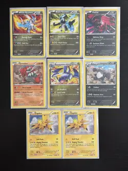 Pokemon B&W & XY Cracked Ice Holo Rare 8-Card Lot (Kyurem, Groudon & More) - Image 1