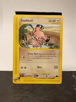 Pokemon Card - Snubbull Skyridge 101/144 Common Tcg English Play Trade Card Game - Image 1
