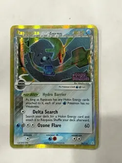 Pokemon TCG Rayquaza (Delta Species) 16/110 Holon Phantoms Reverse Holo Rare LP - Image 1