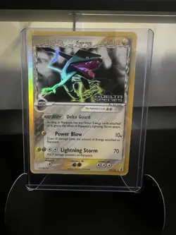 Pokemon TCG Rayquaza 13/113 Reverse Holo Stamped Rare EX Delta Species - Image 1