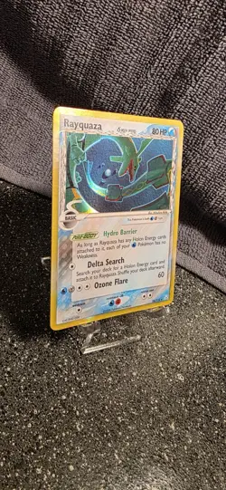 Nintendo Pokemon TCG Rayquaza 16/110 Delta Species Holo Rare 80 HP ENG (2006) - Image 2