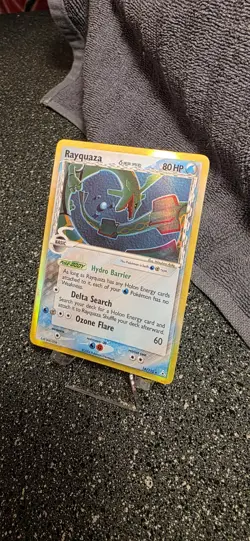 Nintendo Pokemon TCG Rayquaza 16/110 Delta Species Holo Rare 80 HP ENG (2006) - Image 3