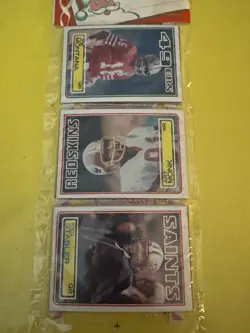 1983 TOPPS FB Holiday 12 Card Rack JOE MONTANA KEN STABLER ART MONK NM+/MT - Image 1