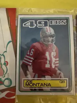 1983 TOPPS FB Holiday 12 Card Rack JOE MONTANA KEN STABLER ART MONK NM+/MT - Image 3