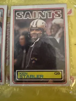 1983 TOPPS FB Holiday 12 Card Rack JOE MONTANA KEN STABLER ART MONK NM+/MT - Image 4