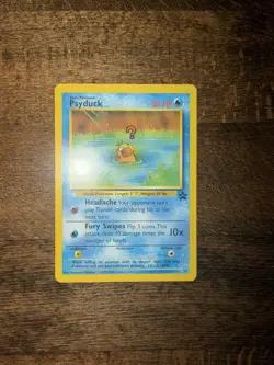 Pokemon 2000 Black Star Promo #20 Psyduck, Wizards of the Coast Vintage Eng NM - Image 1