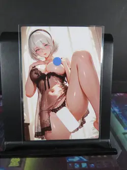 2B Nier: Automata Custom Art Card NM Anime Sexy Waifu Collectible - Image 1