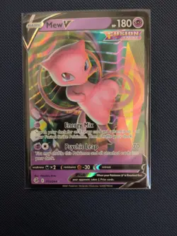 Mew v Fusion Strike Holo Card 113/264 Near Mint Condition - Image 1