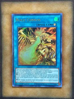 Yugioh Blaze Cannon LED7-EN005 Ultra Rare 1st Ed NM - Image 1