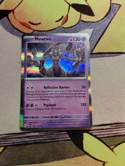 Mewtwo 150/165 NM 151 Rare Pokemon Holo - Image 1