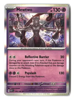 Mewtwo 150/165 Sv: Scarlet & Violet 151 Holo - Image 1