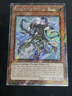 Yu-Gi-Oh! TCG - Sage with Eyes of Blue - Platinum Secret Rare - RA04-EN266 - Image 1