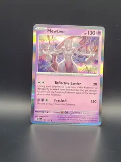 Mewtwo Holo Pokemon Card 150/165 Sv: Scarlet & Violet 151 - Image 1