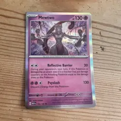 The Pokemon Company Mewtwo 150/165 SV 151 Rare Reverse Holo English 2023 HP130 - Image 1