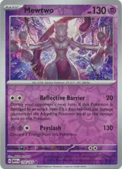 [NM] Mewtwo 150/165 (Reverse Holo) - Pokemon TCG Scarlet and Violet 151 - Image 1