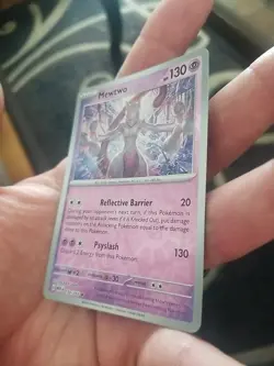 Mewtwo 151 Reverse Holo Rare 150/165 Scarlet & Violet Pokemon TCG - Image 2