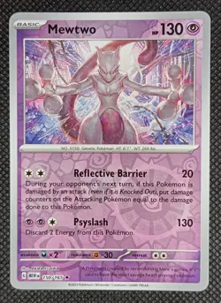 Mewtwo 150/165 - Reverse Holo - Scarlet & Violet 151 - Pokemon Card - NM - Image 1