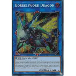 Borrelsword Dragon Yu-Gi-Oh! CYHO-EN034 1st Secret Rare - Image 1