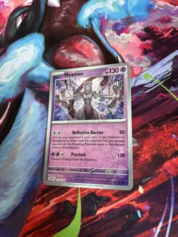 Pokemon TCG Mewtwo 150/165 Reverse Holo Scarlet & Violet 151 - Image 2