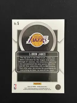 Lebron James 2024-25 Panini Prizm Talismen #5 - Image 2