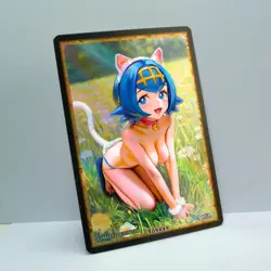 LANA Waifu Anime Card LIMITED 1/1 Custom TCG Holo Goddess Story ACG T09849 - Image 2