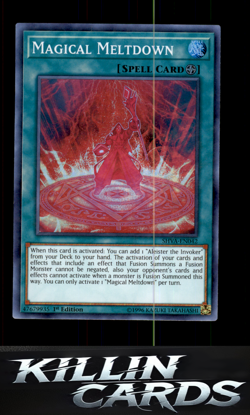 1st Edition Magical Meltdown SHVA-EN042 YuGiOh Super Rare Shadows in Valhalla Ca - Image 1