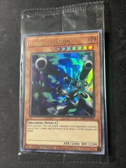 Barrel Dragon - LART-EN037 - Limited Edition Ultra Rare NM/M Sealed Promo Yugioh - Image 2