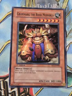 YuGiOh Flaming Eternity Granmarg the Rock Monarch FET-EN009 LP 1st Edition LP/Mp - Image 1