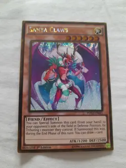 Yugioh Santa Claws PGL2-EN021 1st Edition - Image 1