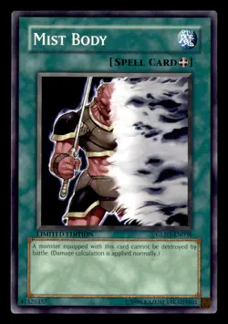 Mist Body GLD1-EN036 Common / Short Print Gold Series 2008 Yu-Gi-Oh Limited NM - Image 1