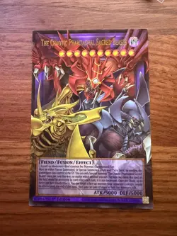 Yu-Gi-Oh! The Chaotic Phantasmal Sacred Beasts Extended Art 1st Ed CORI-EN029 - Image 1