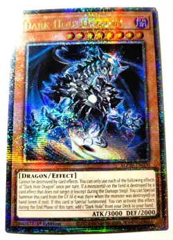 Dark Hole Dragon AGOV-EN020 Quarter Century Secret Rare 1st YUGIOH 25th - Image 1