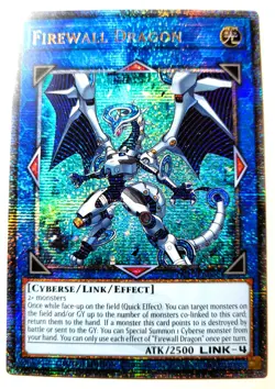 Firewall Dragon TN23-EN008 Quarter Century Secret Rare YUGIOH 25th - Image 1